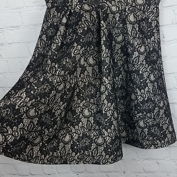 Blue Rain All Over Lace Dress - Picture 3 of 5